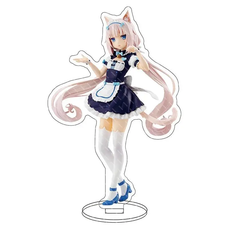 16CM Anime Game Figure NEKOPARA Chocola Vanilla Maple Cinnamon Azuki Coconut Minazuki Shigure Cos Acrylic Stand Ornaments Gifts