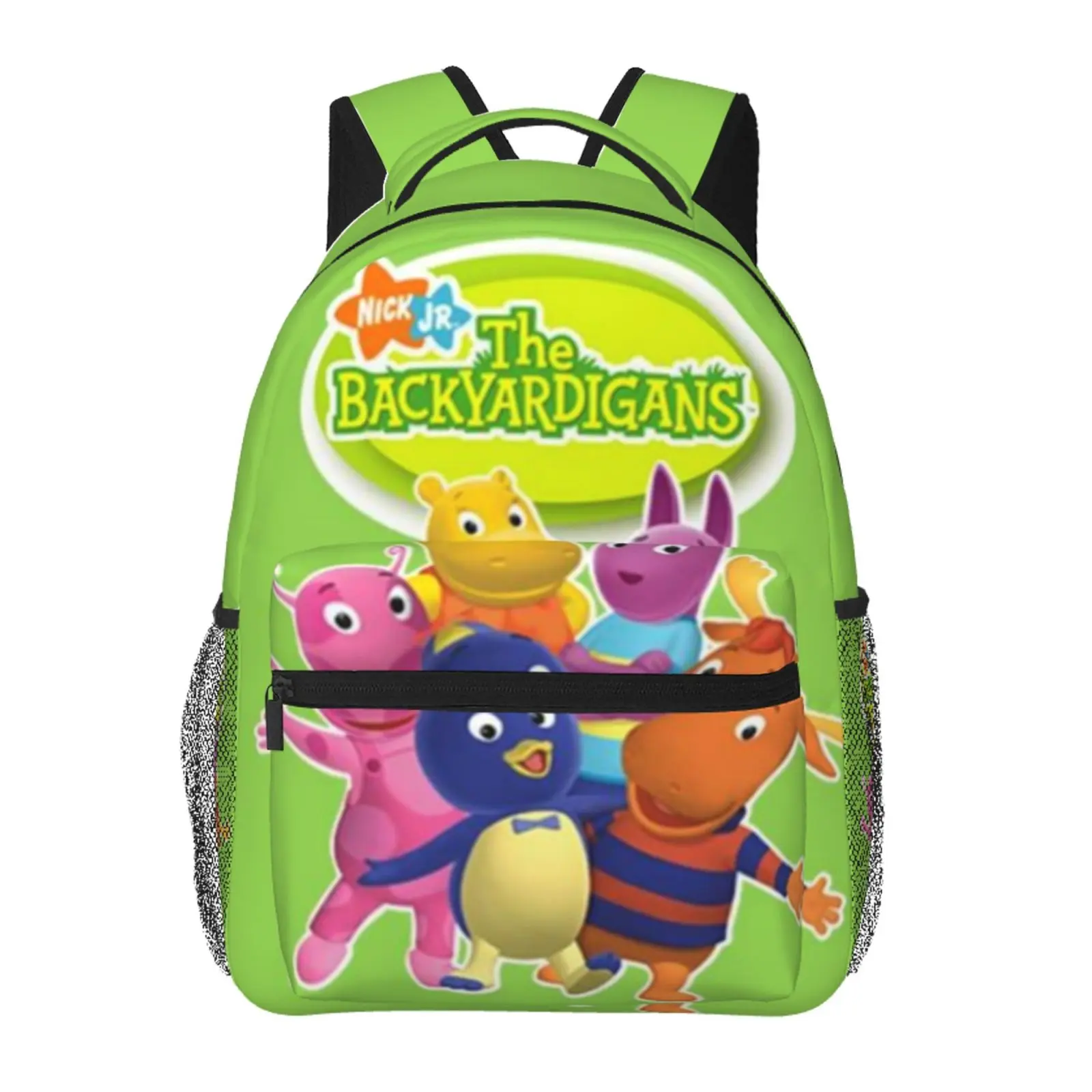 Anime Backyardigans2 Printed Backpack, Cute School bag for Girls Boys Teens, Cartoon Backpacks Kawaii Kids Lightweight backpack with adjustable straps Bookbag, Travel, School, College, Work, Backpack, Daily Use