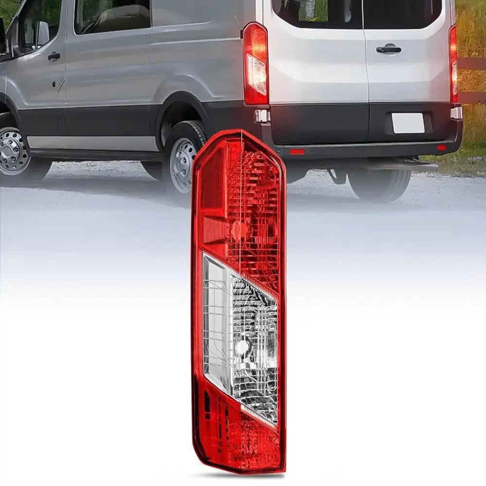 Nilight OE Style Tail Light Assembly - Durable, Dustproof, Easy Install OE Replacement Part #CK4Z-13405; CK4Z-13404 with OE Taillight Socket for 2015-2023 Ford Transit 150,250,350,350HD Driver Side Rear Lamp