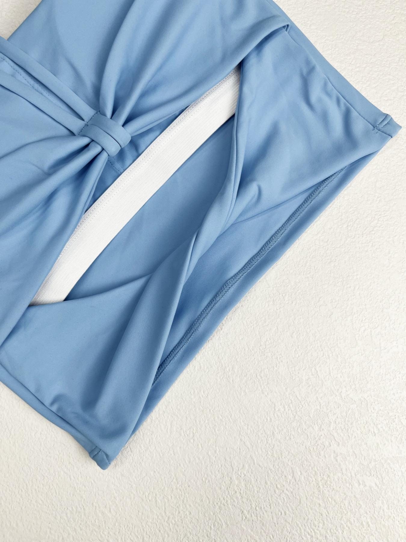 Women's Round Neck Backless Criss Cross Breathable Sports Bra Top, Fashionable Athletic Wear, Comfortable Fit, Ideal for Gym & Casual Use