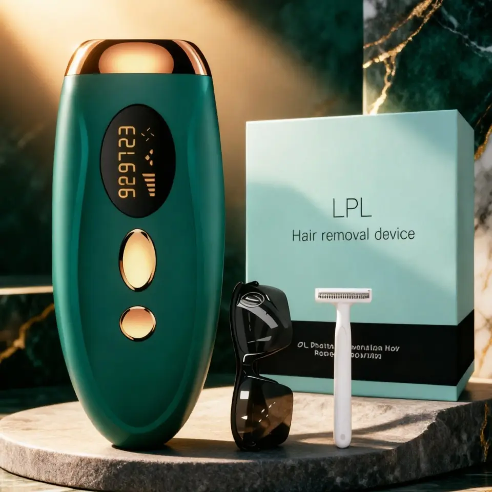 1 Pac1 Pack IPL Permanent Hair Remover, Modern Compact Style, 5 Adjustable Energy Levels, Painless & Long-Lasting Results, for Face, Legs, air Remover, 5 Adjustable Energy Levels, Painless & Long-Lasting, for Face, Legs, Arms, Bikini Line, Home Beauty Use