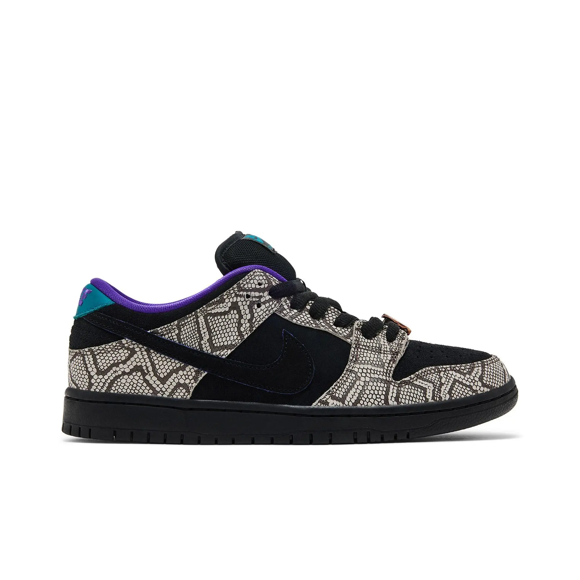 Dashawn Jordan x Nike Dunk Low SB 'Copperhead' (Unisex) String/Black/Bright Spruce/Fierce Purple/Dark Russet/Black sneakers IB6208 200
