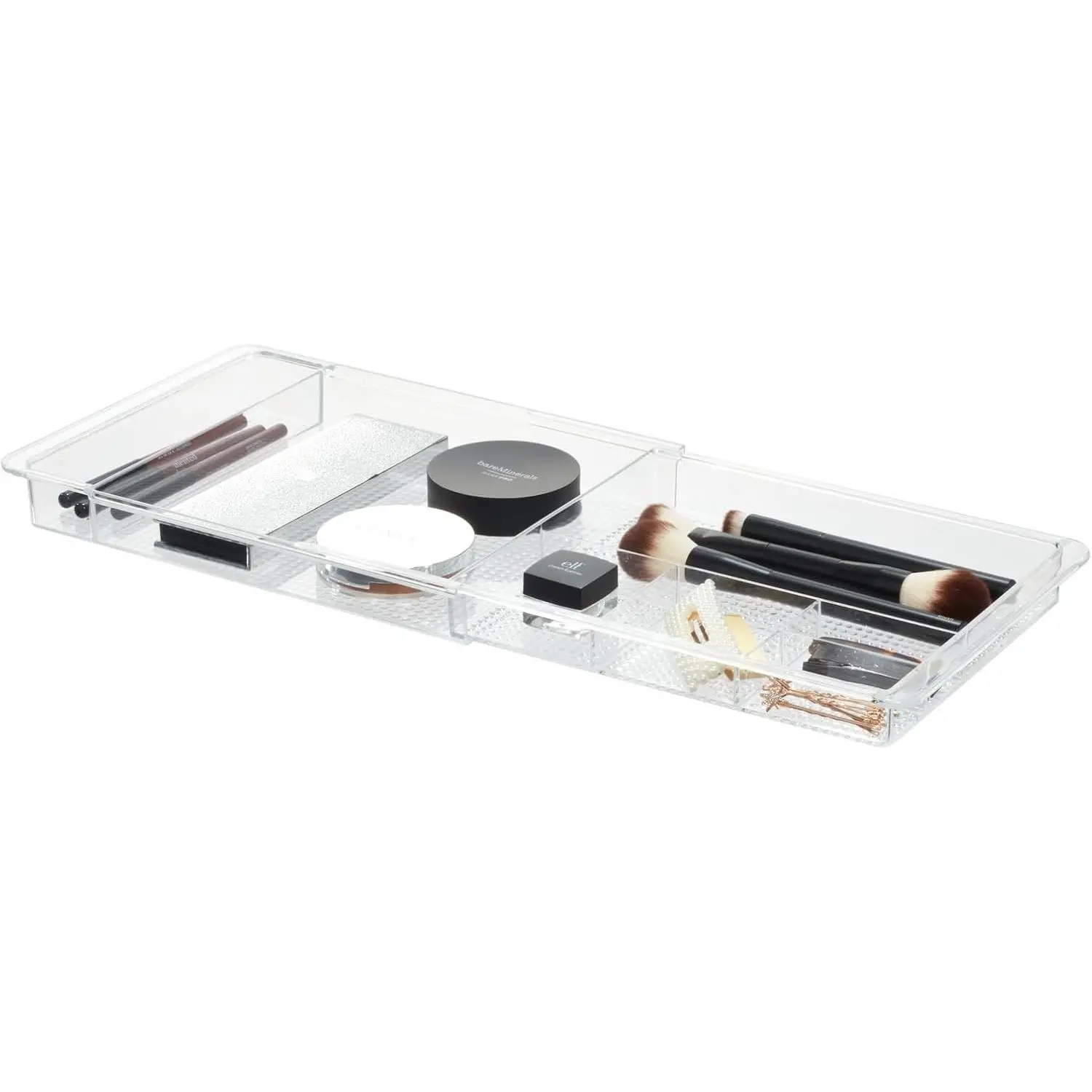 Expandable Makeup Drawer Organizer, Shallow Tray for Bathroom or Vanity Storage - ClearGift