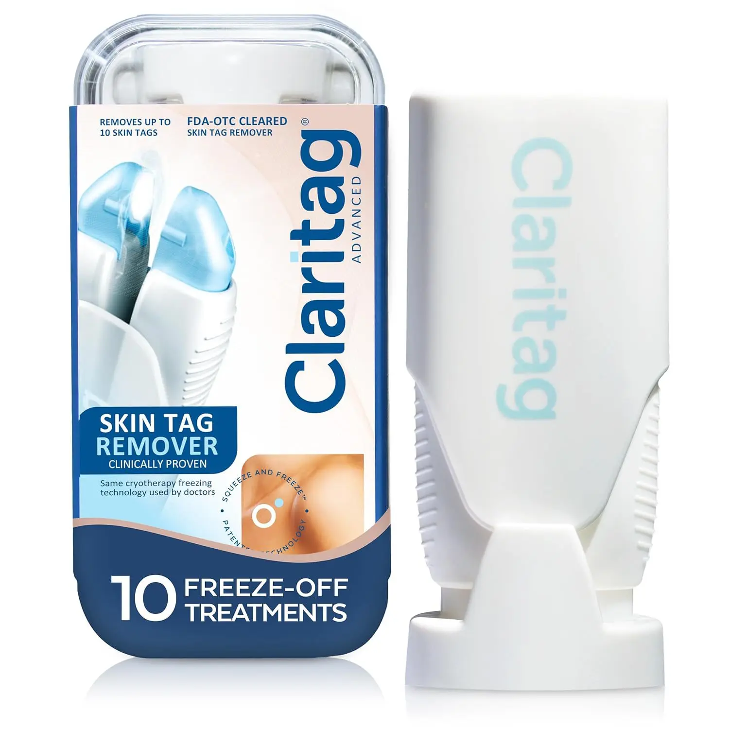 Core Benefits • Doctor-Level Cryotherapy at Home - Same freezing technology dermatologists use, no needles, no waiting rooms, no medical bills •✅ FDA-OTC Cleared - Clinically proven skin tag removal device, safe for home use •🎯 Precision Squeeze & Free