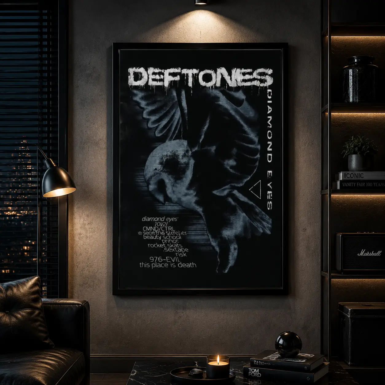 Deftones 'Diamond Eyes' Poster – Y2K Grunge Shoegaze Wall Art, Rock Band Room Decor, Vintage Music Collector’s Gift, Alternative Aesthetic Print, Canvas Wall Art, Deftones Band Poster, Alternative Rock Print, Bedroom Dorm Decor, Gift for Music Fans