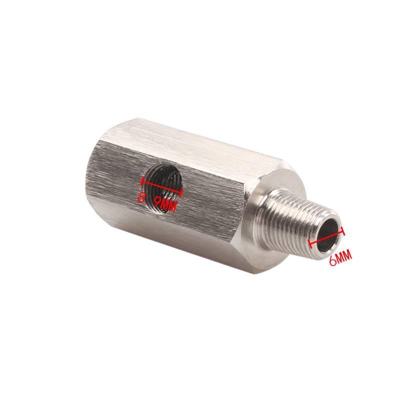 Car modification accessories: oil pressure sensor connector, stainless steel turbocharger connector