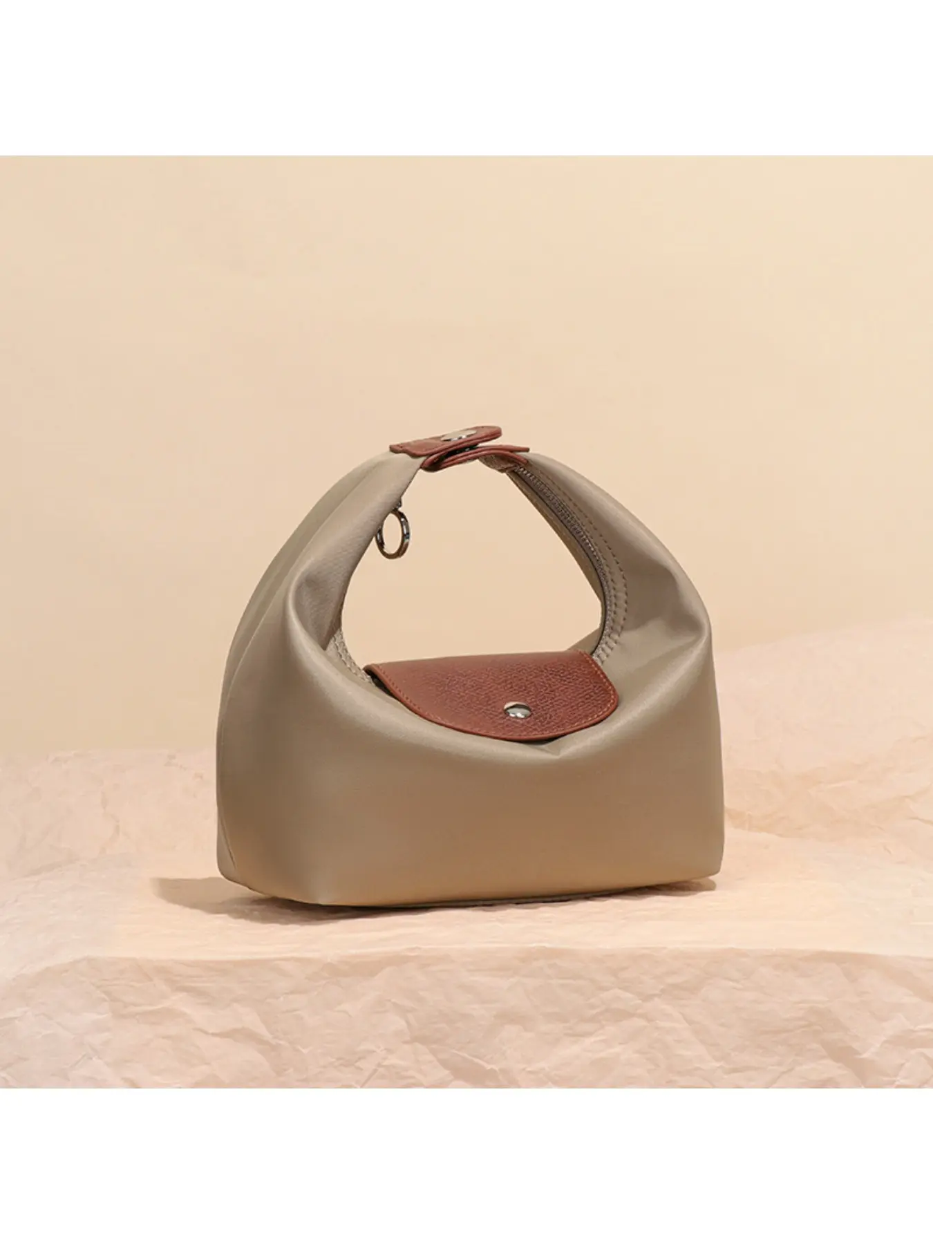 New Longxiang dumpling bag waterproof and durable nylon cloth hand bag lightweight lunch box bag high-end casual messenger bag