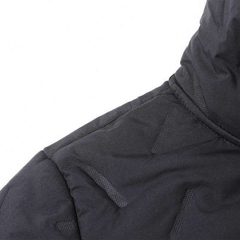 Men's Thick Winter Jacket, High Quality Hooded Jacket with Warmth and Windproof Features, Suitable for Arctic Travel and Daily Commuting, Machine Washable, Wool Lining for Enhanced Warmth, Polyester  Essential Outdoor Sportswear, F classic solid color