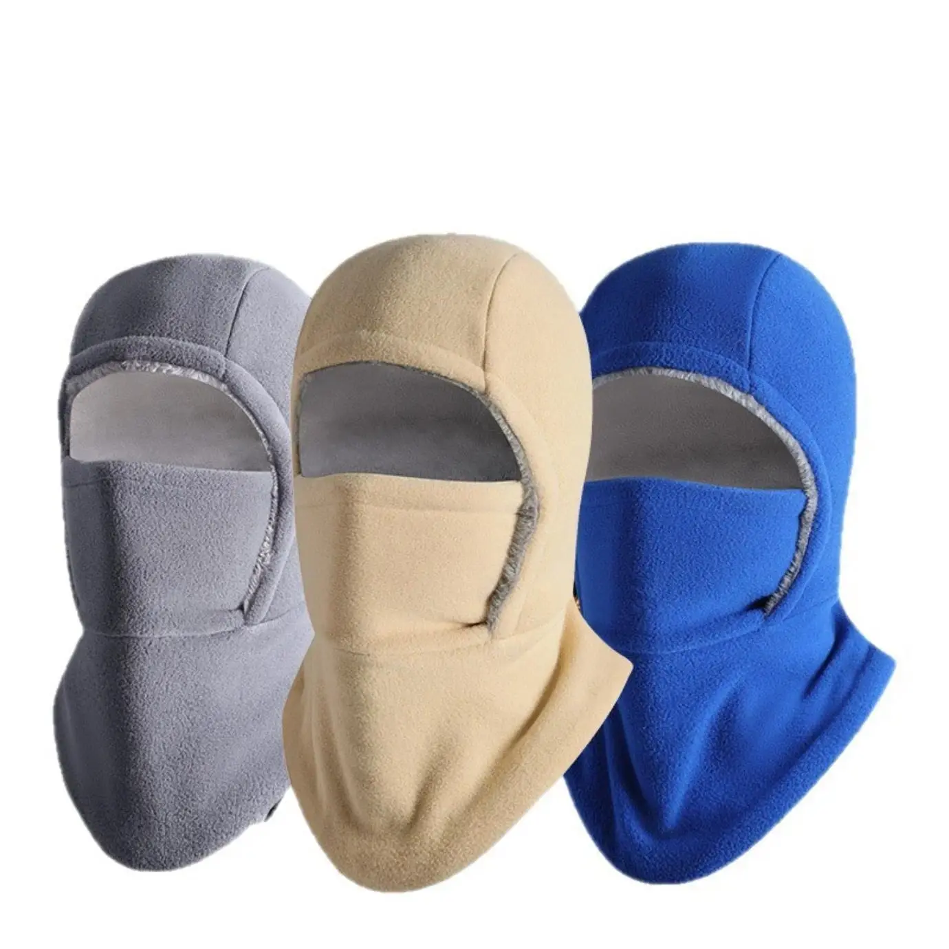 2-In-1 Winter Balaclava Hat With Thick Fleece Lining, Windproof Machine Washable Warm Head Face Cover, One Size Fits All Thermal Accessory For Cycling Skiing Cold Outdoor Sports