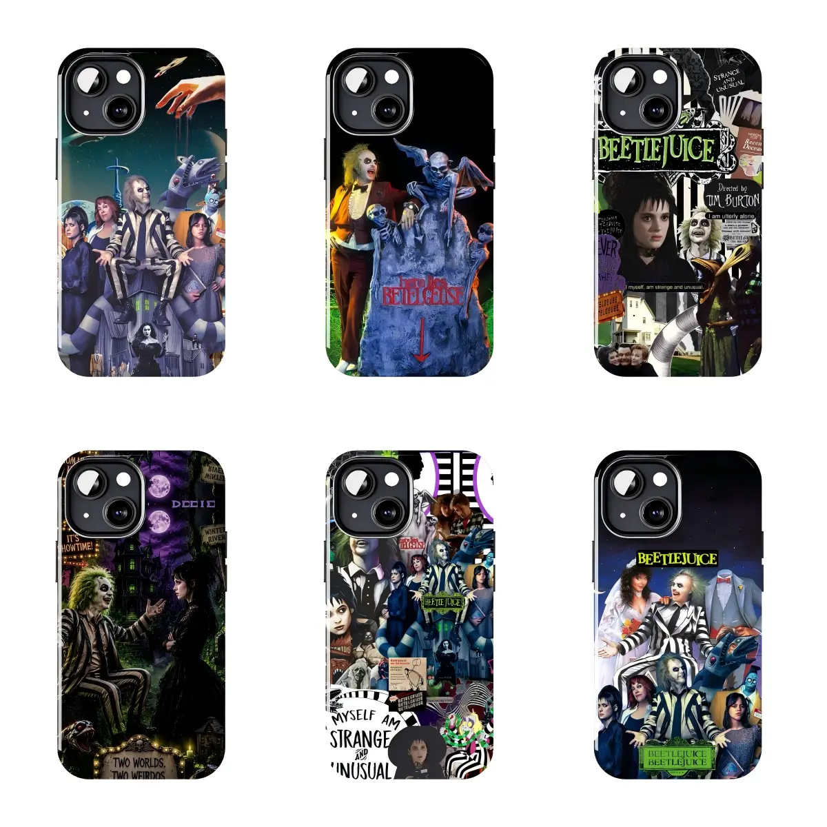 Beetlejuice Classic Movie Phone Case Suitable for iPhone 17-11 Pro Max/Plus and  Samsung Galaxy S23-25