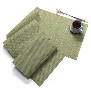 PVC Table Runner, Waterproof & Oilproof, Wash-Free, Woven Style for Christmas & Daily Use