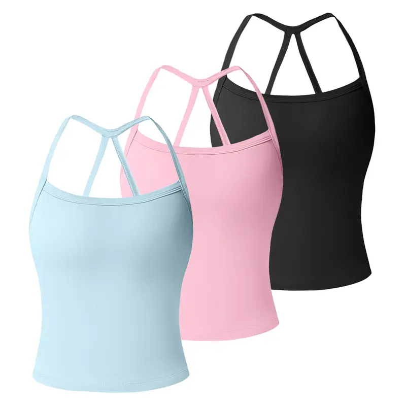 Women's Sporty Fitted Tank Top, Sports Vest Top, Sleeveless Sports Tops, Active Tops, Workout Top, Comfortable Breathable Fabric, Lightweight Wear, Hollow Back Design, Enhances Fashionability, Summer Active Wear