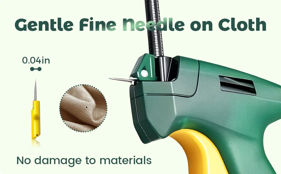 Tag Gun with 1 Needle, 2000 Black and White, Tagging Gun for Clothing Repair Quilting Hemming, Compact Sewing Tool Kit (Blue)