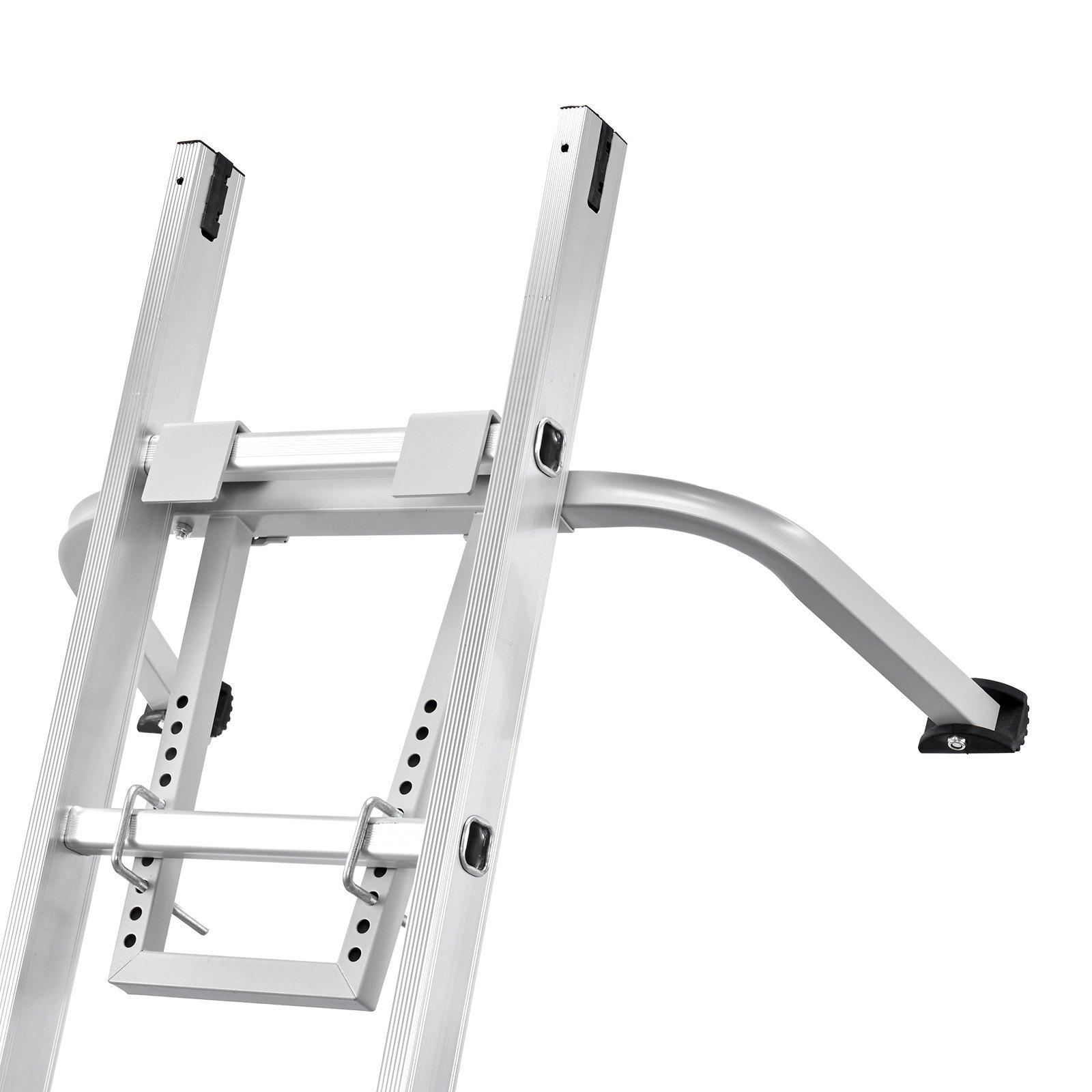 VEVOR Ladder Stabilizer, Heavy Duty Steel Ladder Roof Hook, Ladder ...