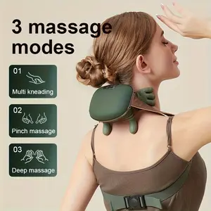 Multifunctional Human-Like Hand Neck Shoulder Massager, USB Rechargeable Heating Massage Device, Deep Tissue Relief for Back and Legs, Back Massagers