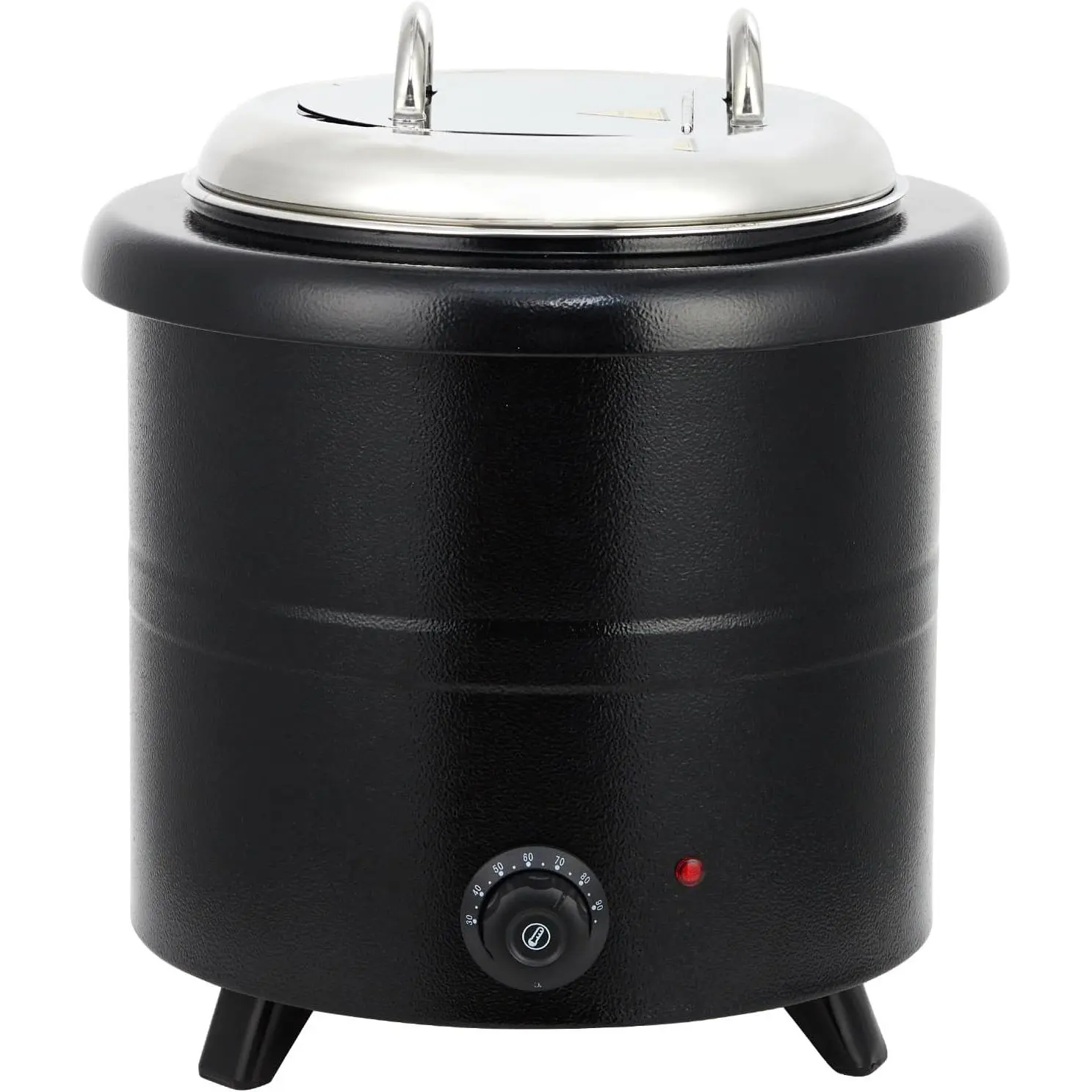 13.7QT Commercial Soup Kettle, Automatic Soup Warmer with Anti-Scald Handle and Stainless Steel Removable Insert Pot for Large Banquet & Buffet, Built-in Hinged Lid