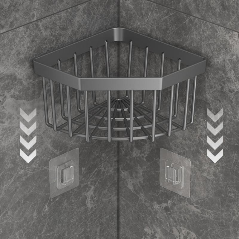 Triangle Sink Draining Rack Set  is a Space-Saving Storage Solution for Kitchen Countertops, Easy to Clean And Requires No Drilling