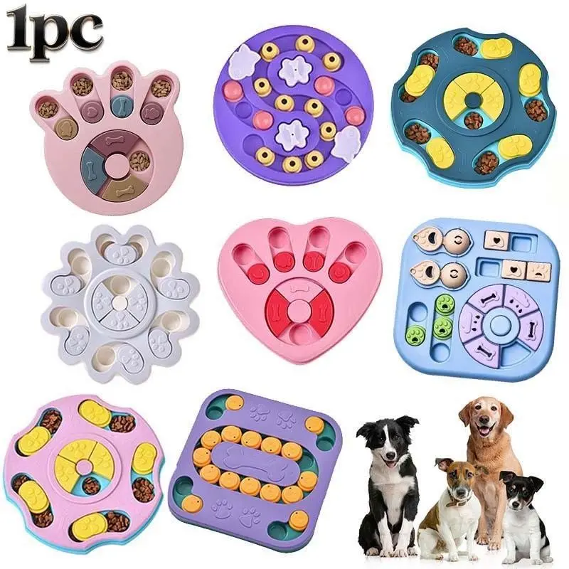 1PC Dog & Cat Puzzle Slow Feeder – Non-Slip Slow Feeding & Sniffing Training Toy, Pet Boredom & Anxiety Relief Toy.Suitable for dry kibble, fruit puree and other foods. Suitable for both dogs and cats. Easy-to-clean design supports scientific pet care