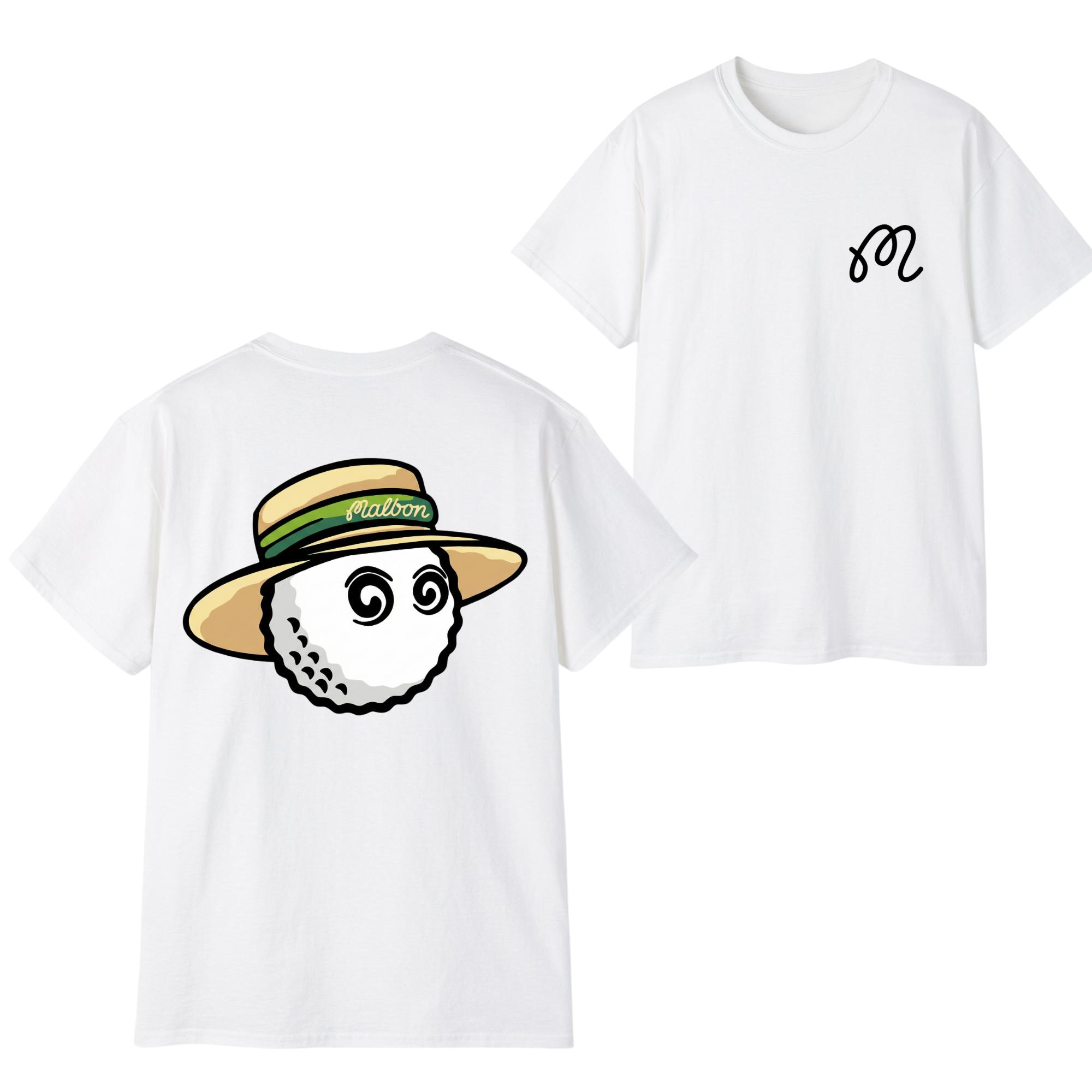 Malbon Golf Vintage Character Tee, Streetwear Design, Comfortable Daily Short Sleeve