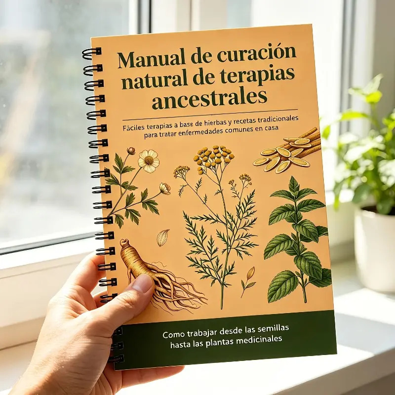 Ancient Relax Natural Healing Manual: Cultivating Medicinal Plants from Seeds, Coil-Bound Notebook, 74-Page Detailed Edition, Ancient Natural Relax Handbook Diary / Household Remedy Recording Journal / Suitable for Students and Offices / High-Quality