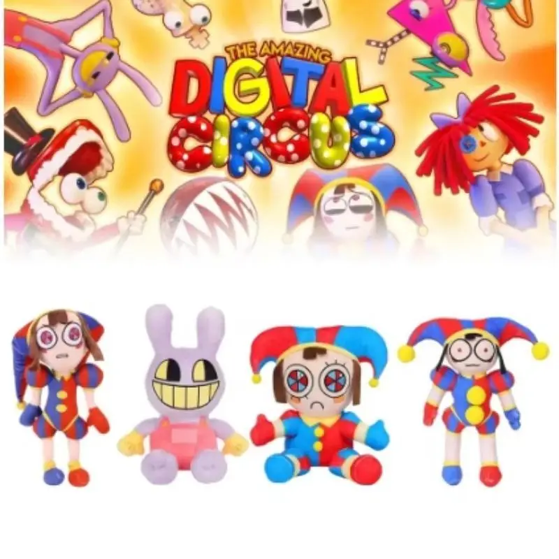 2026 34style Hot The Amazing Digital Plush Toys Amazing Circus Clown Rabbit Plush Dolls Periphery Stuffed Toys Kids Adults Gift