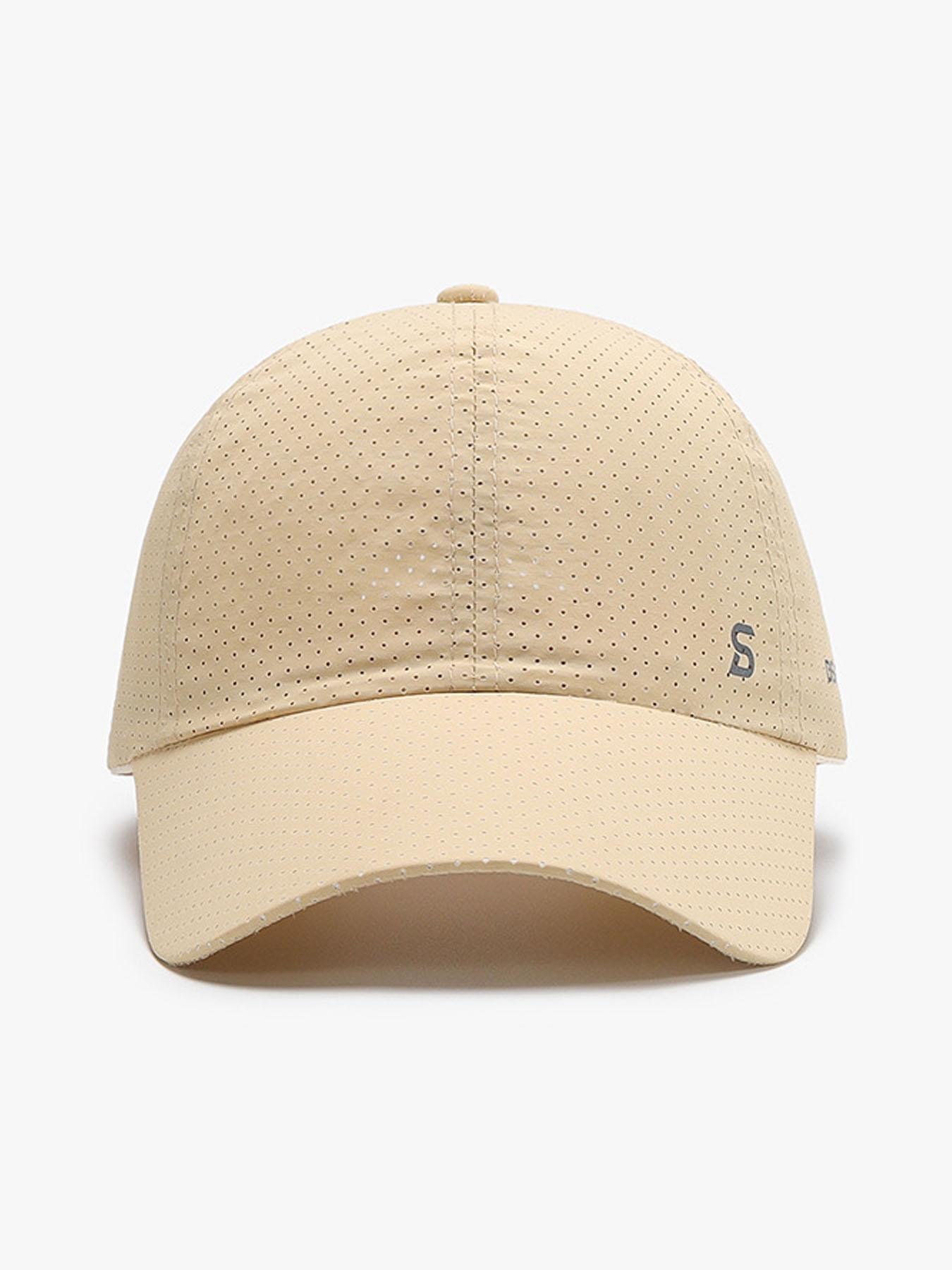 1pc Quick-Dry Performance Golf Cap with Perforated Mesh - Letter Printed Design, Trucker Hat, Adjustable Fit, 6 Colors Available, Golf Accessories, Perfect for Travel, Sports, Running, And Gift Giving