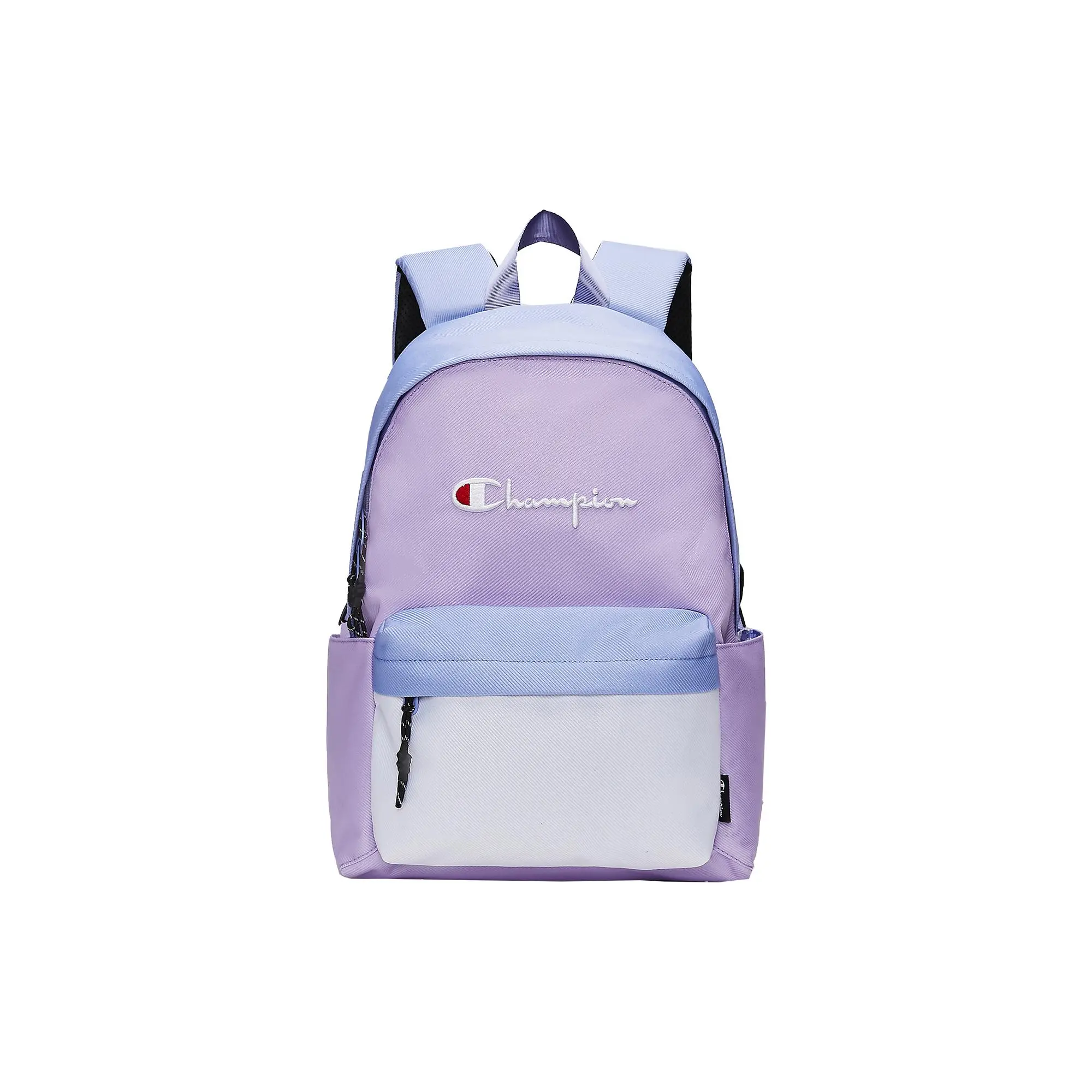 Champion 22SS Embroidered Script Logo Color-Block Trendy Unisex Backpack