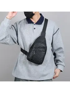 2026 New Men's Multi-functional Crossbody Bag Large Capacity Waterproof Casual Shoulder Bag for Outdoor Travel Business Office