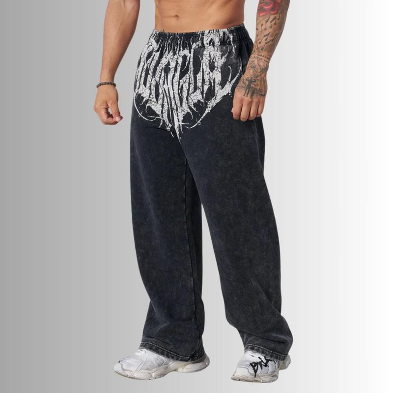 LA Gym Club Style Dark Wave Joggers – Stylish Workout Joggers for Men, Cozy Fit for Class & Gym, Viral Gift Idea for Boyfriends