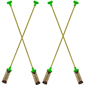 2026 Upgraded DC97-16350S/16350U/16350T Suspension Rod Kit for  Washer, 4 Pack Heavy Duty Rods with Thicker Springs, Fits WA50R5200AW, WA45T3200AW, WA45N3050AW, WA50R5400AV, WA50T5300AC &