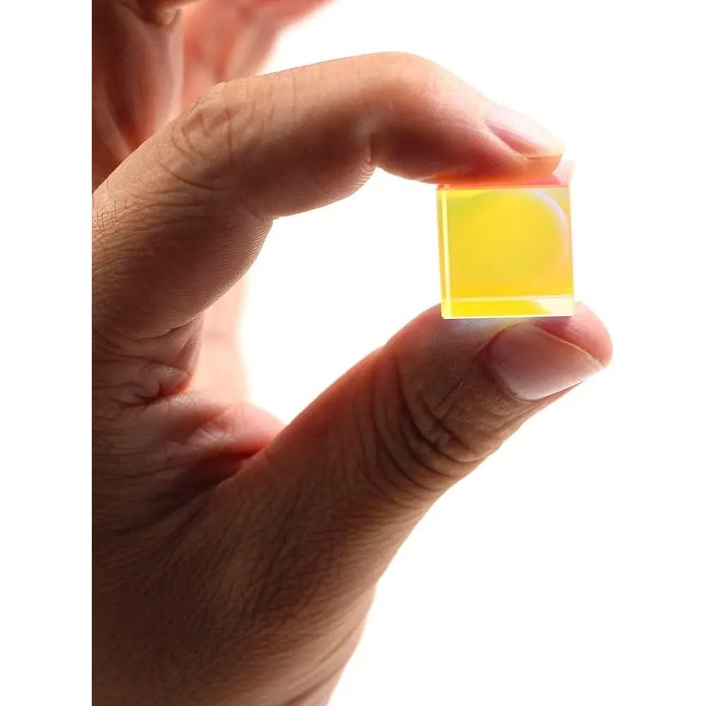 Optical Glass Dispersion X-Cube Prism for Physics Teaching Decoration Art and Rainbow Photography