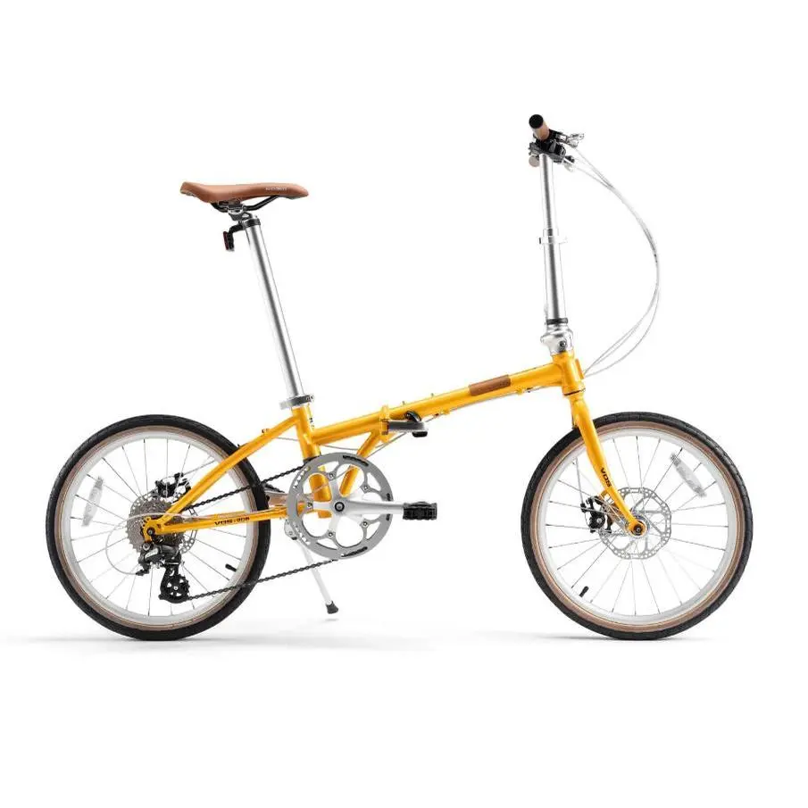 ROCkBROS VDS 16-Inch Aluminum Folding Bike for Youth, SRAM X4 1×9-Speed Drivetrain, Disc Brakes, Collapsible Compact Design, 75 × 60 × 38 Cm Size, 24-Month Durability Assurance, Ideal for Commuters