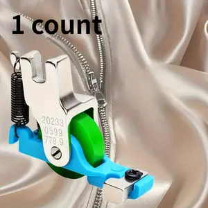 Adjustable Zipper Foot for Sewing Machine, Invisible Zipper Foot with Adjustable Screw, Smooth and Wrinkle-Free, Ideal for Sewing Projects