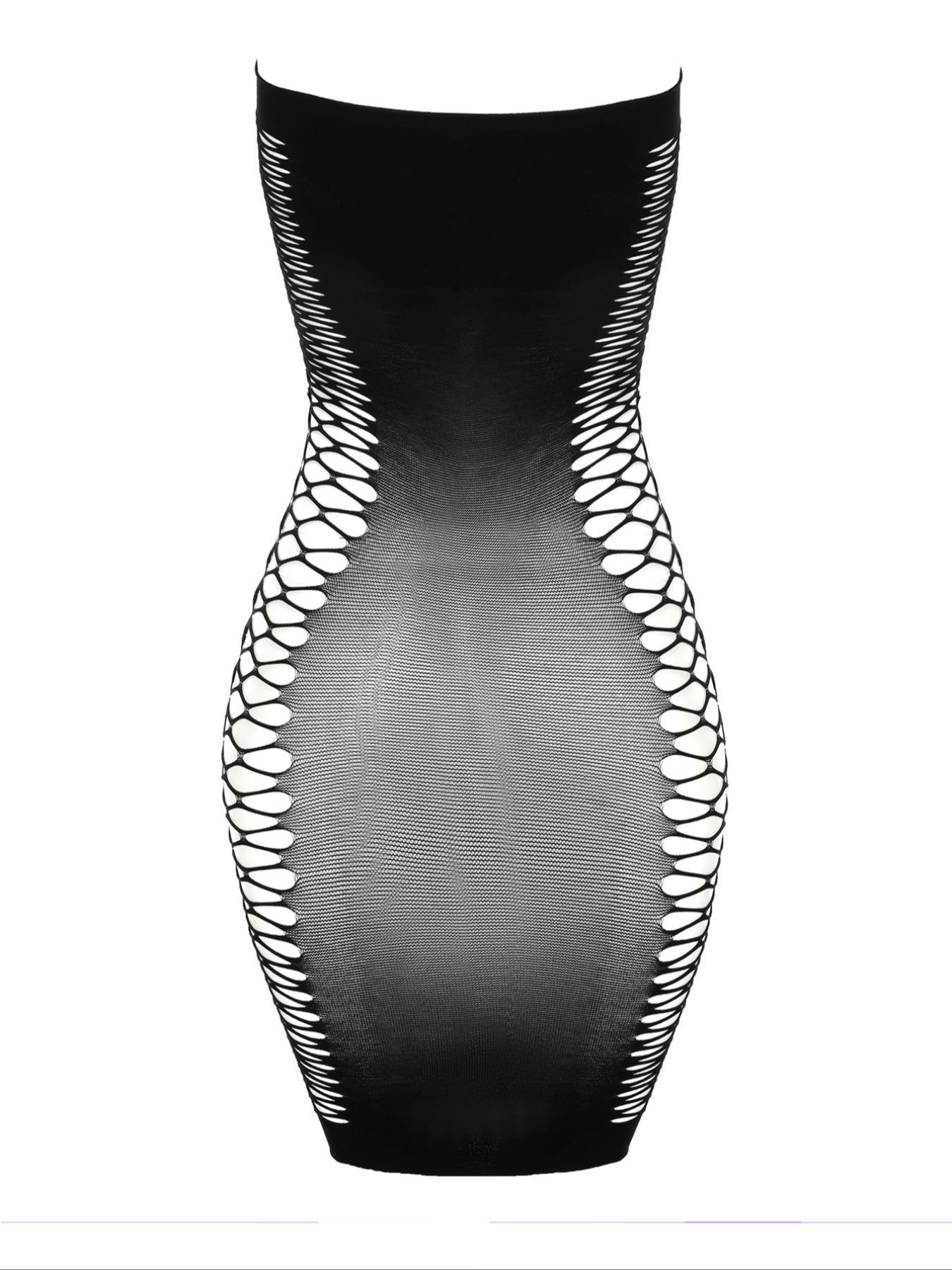 Women's Sexy Solid Backless Hollow Out Sheer Cami Cover Up Dress, Casual Spaghetti Strap Bodycon Dress for Beach Holiday Vacation, Ladies Summer Clothes