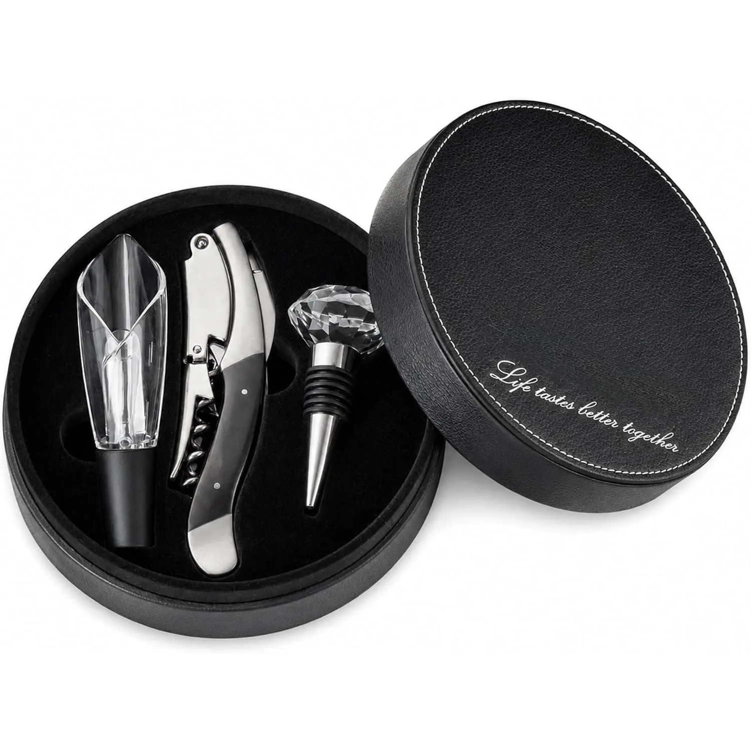 Sommelier  Opener Set – Corkscrew, Aerator & Stopper