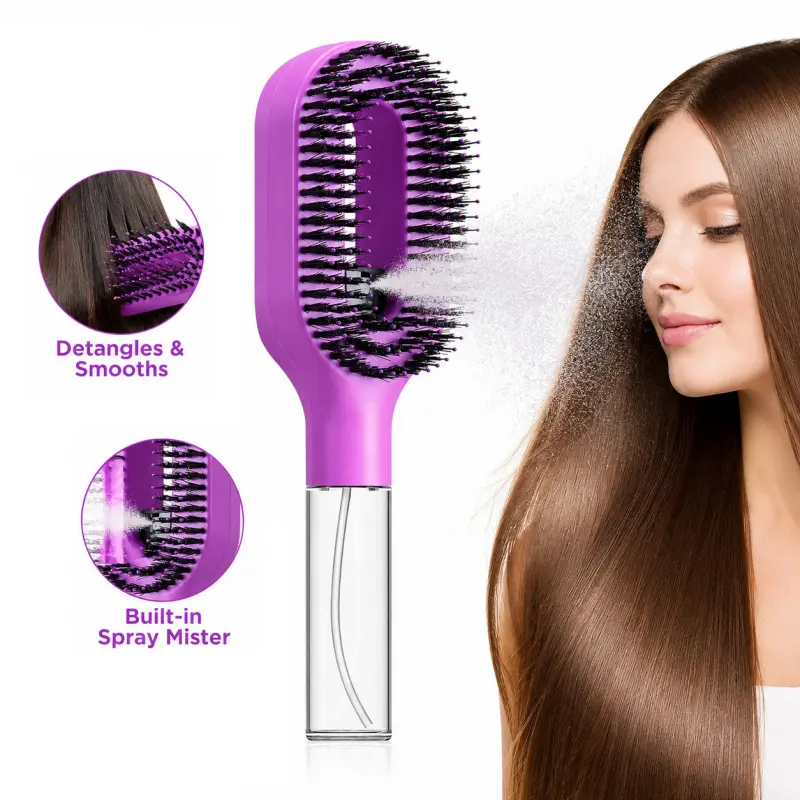 Nebulized natural hair curling comb, portable hair styling tool, and styling specific hair comb, Comb Type are perfect for dressing up, dating, and styling in the morning, as well as for festive occasions.