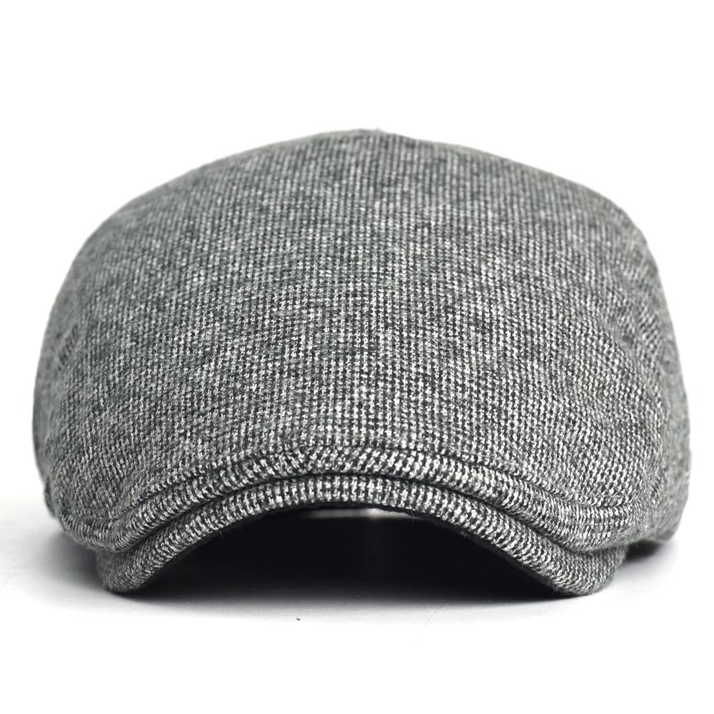 Autumn Winter Thick Warm Newsboy Caps Men Women Soft Beret Hat Casual Fashion Detective Hats Retro Driver Flat Caps