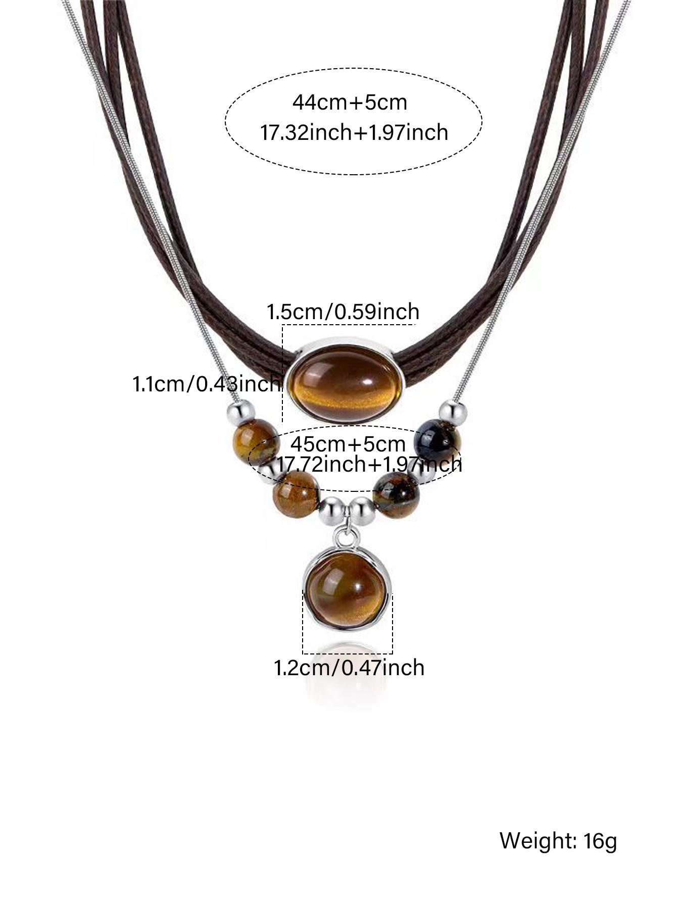 Women's Vintage Statement Necklace, Elegant Necklace, Fashion Jewelry for Party, Daily Clothing Decor, Trendy All-match & Exquisite Jewelry for Birthday Gift