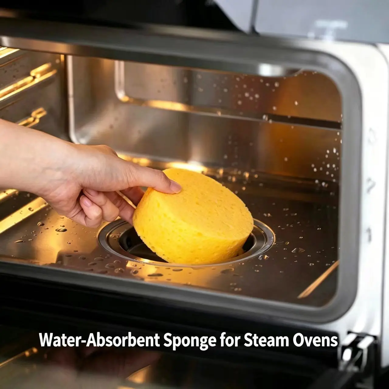 Multi-Functional Sponge Cloth, Absorbent Non-Oily Stain Remover, Thickened for Steam Oven, Dishwashing Scrub Brush, Wood Pulp Cotton