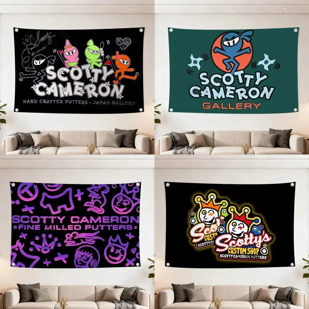 Golf ScoTTY CameRONS Anime Ninja flag Decoration Outdoor Picnic Party Art Hanging Home Camping Party Banner Best sellers