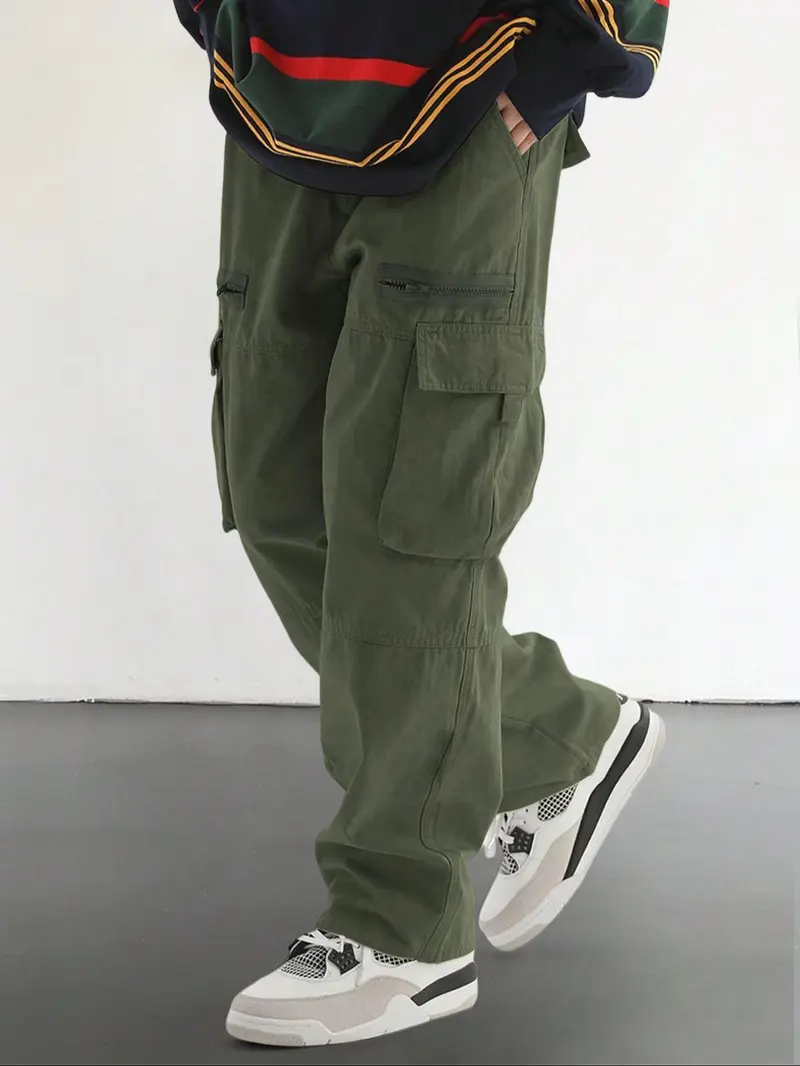 Army green cargo pants
