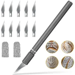 Upgraded Bread Lame with 10 Blades - Professional sourdough Scoring Tool for bread scoring tool Safety Cover & Ergonomic Handle - Premium Bread Scoring Knife for Artisan Bread Making (1, Gray)