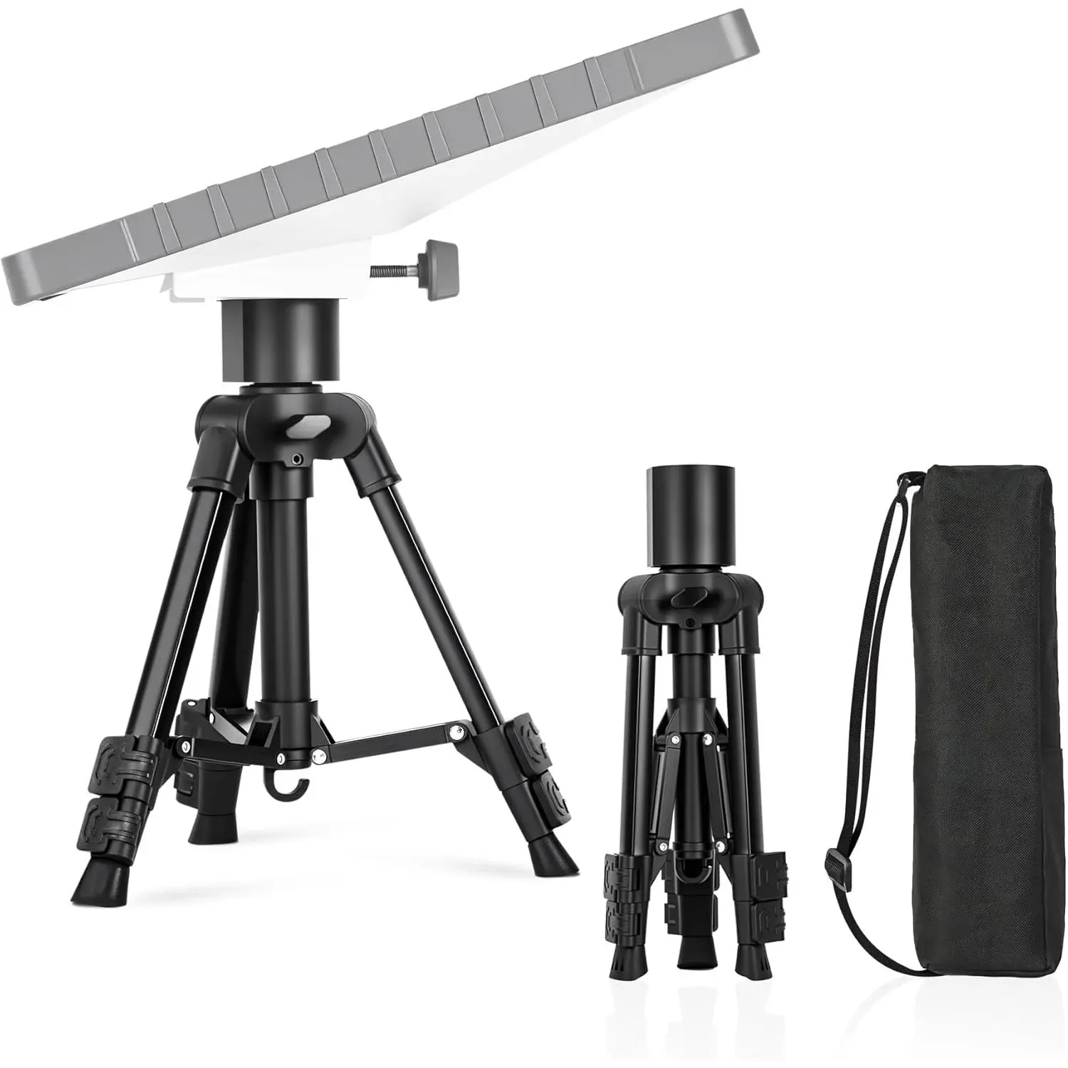 Starlink Mini Tripod Mount Height Adjustable Lightweight Tripod with Aluminum Adapter Compatible with Starlink Mini Satellite Suitable for Outdoor Camping RV Travel