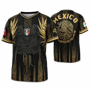 Men's Mexican Aztec Soccer Jersey - 2026 Mexico Football Jersey, Ideal Gift for Fans, Game Day Outfit Top, Mexico 2026 Jersey