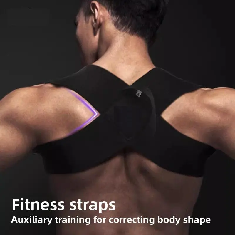 Adjustable Posture Corrector for Men & Women – Breathable Back Support Brace for Shoulder Alignment, Workouts & Daily Wear