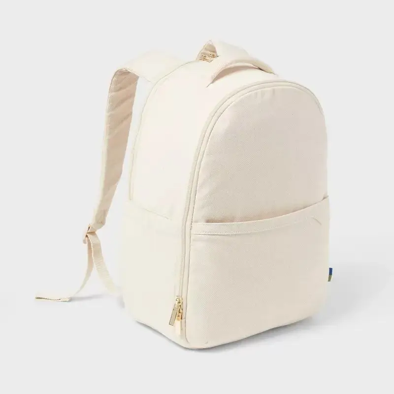 Canvas Backpack - 21L Soft-Side, 17.5" Zip Laptop Compartment, Business Computer Bag, Everyday Work Bag, Laptop Backpack