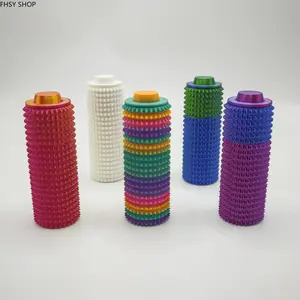 Therapy calming fidget supplies | Hot trending sensory massage spike stress relief gear | Hard-to-find rotatable spiky grip therapeutic accessory | Premium multi-point rotating hand grip fidget for anxiety & nervous habits, ergonomic curved handle