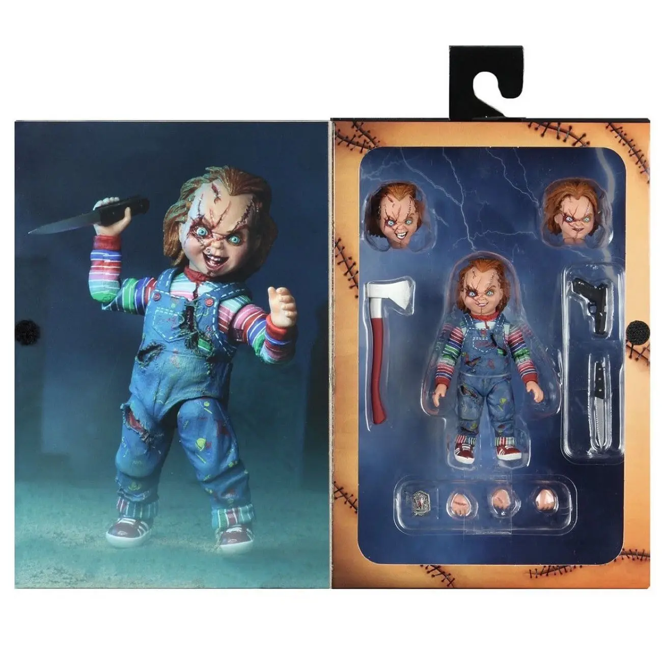 Neca 42118 Chucky Movie Edition Super Articulated Luxury 5-Inch Action Figure, Collectible Model, Party Gift, Halloween, Easter Present