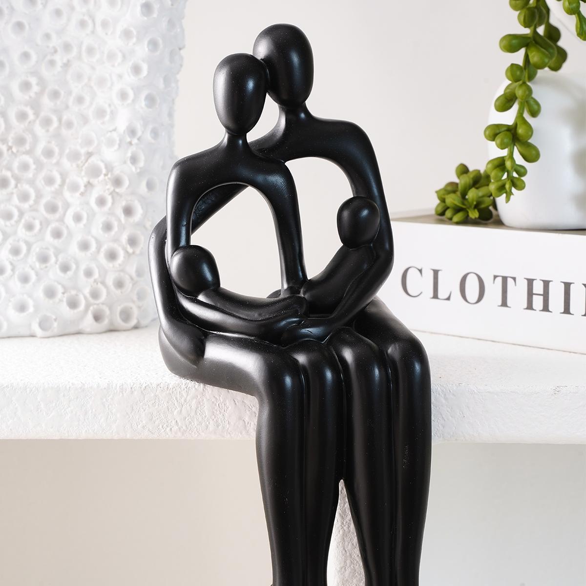 Creative Resin Decoration Craft, 1 Count Family Design Resin Decoration Ornament, Desktop Decoration for Home, Restaurant, Party, Sculpture Desk Decor Creative Resin Decoration Craft, 1 Count Family Design Resin Decoration Ornament, Desktop Decoration for Home, Restaurant, Party, Sculpture Desk Decor