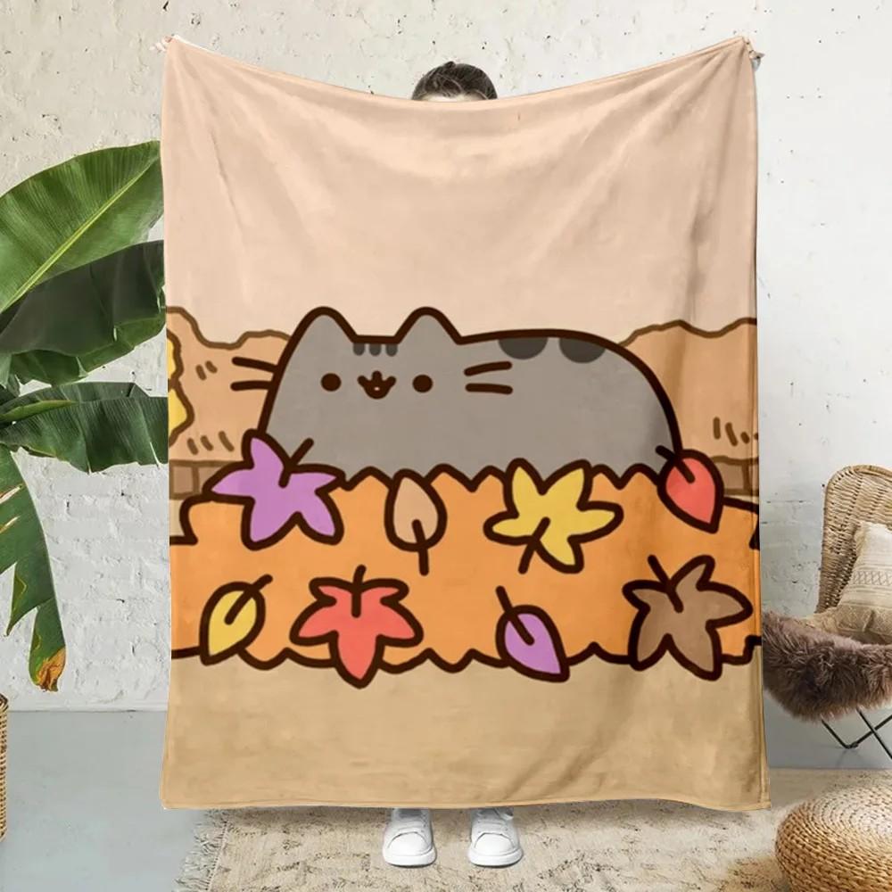 Cute Gifts for Cat Mom Girls Cartoon Kitten Blanket Hypoallergenic Soft Flannel Throw Durable Pet Lover Birthday Present Keepsake Cute Gifts for Cat Mom Girls Cartoon Kitten Blanket Hypoallergenic Soft Flannel Throw Durable Pet Lover Birthday Present Keepsake